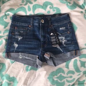 American eagle jean shorts